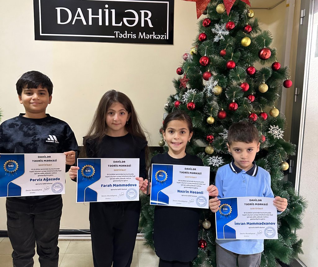 "Dahilər" tədris mərkəzində sınaq imtahanları keçirildi