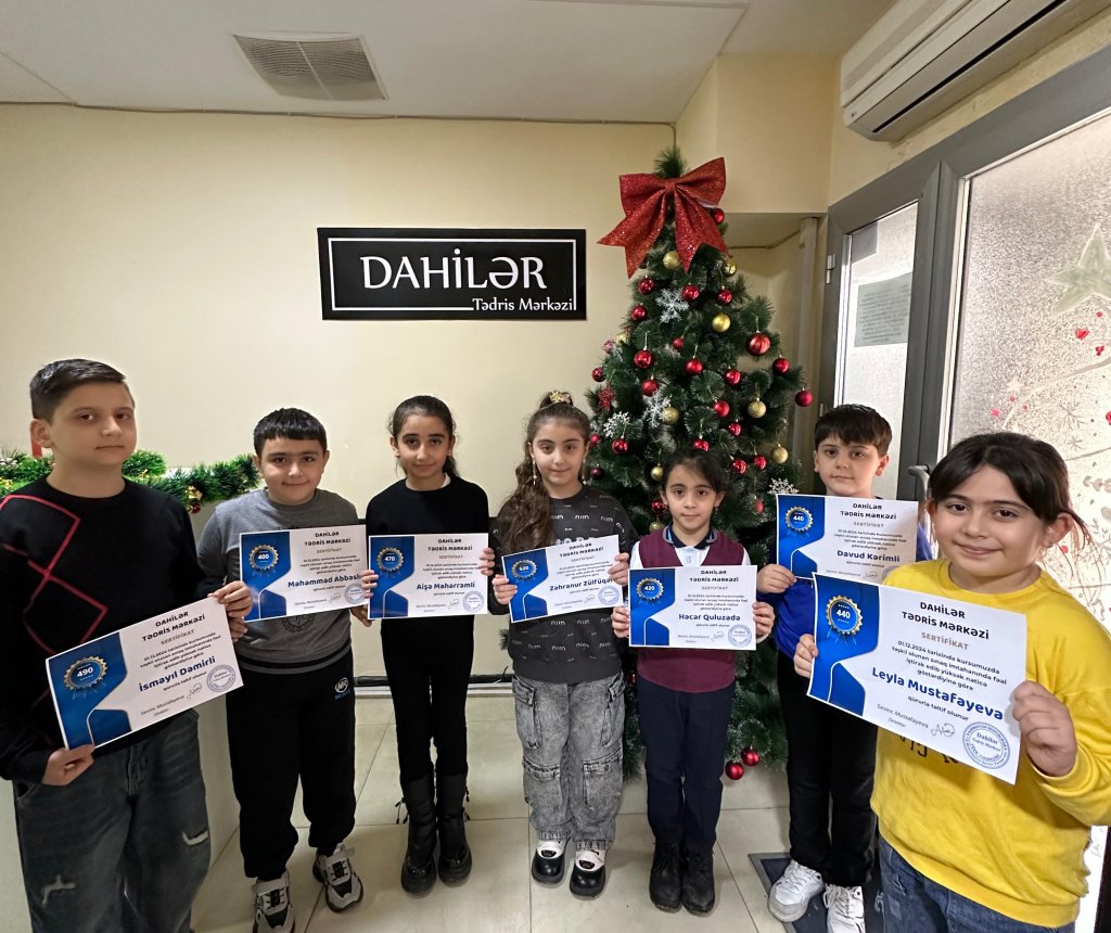 \"Dahilər\" tədris mərkəzində sınaq imtahanları keçirildi