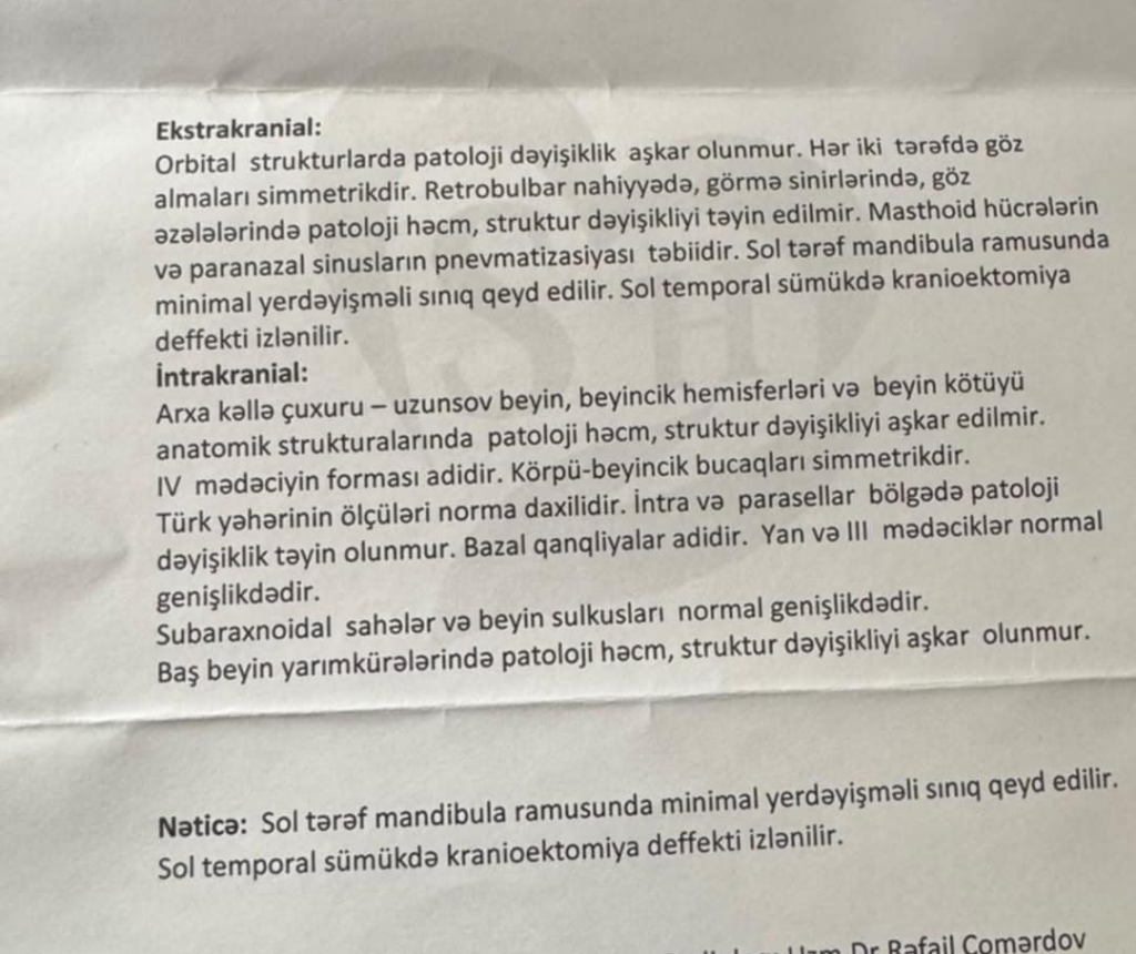 “Yelo Bank”da müştərinin çənəsini sındıran müdir tapıldı - FOTOFAKT