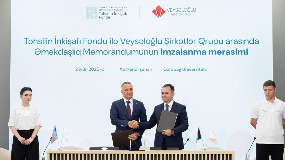 Veysəloğlu Şirkətlər Qrupundan Qarabağ Universitetinə təhsil dəstəyi – 50 tələbəyə təqaüd ayrıldı