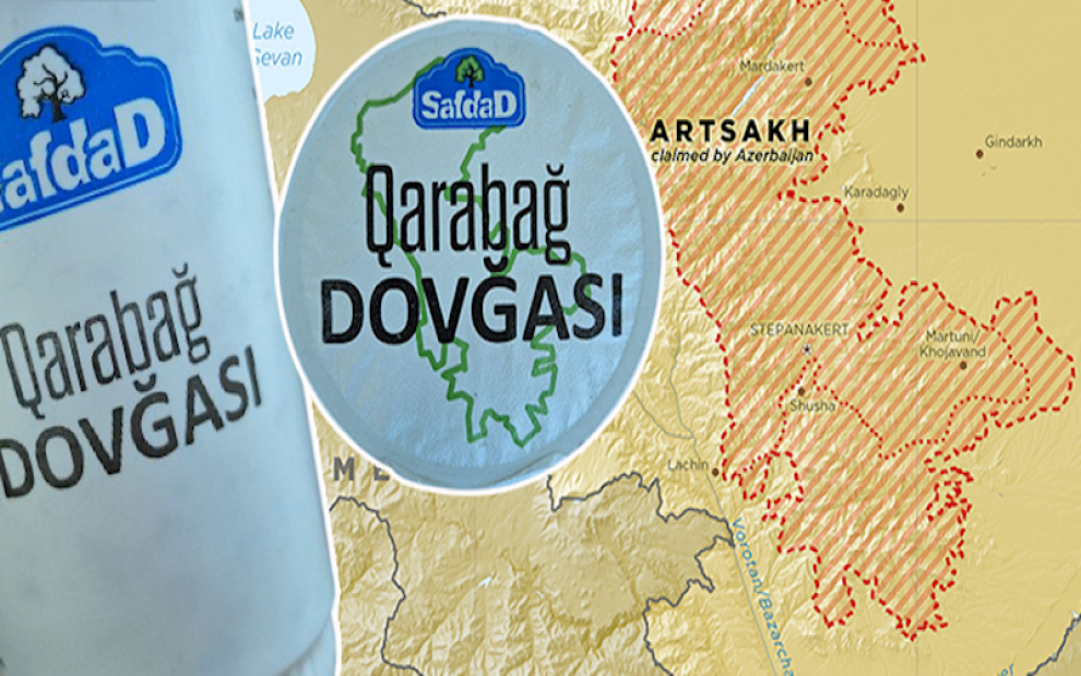 BU NƏDİ BELƏ: “Qarabağ” dovğasının üzərinə seperatçıların xəritəsi yerləşdirilib - FOTOFAKT