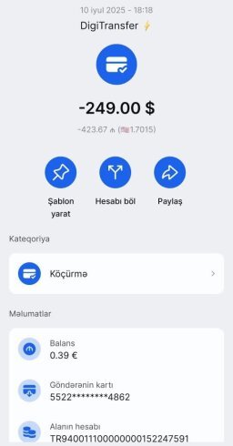 ABB müştərisinin 249 dolları itib - bank isə məsuliyyəti üzərindən atır?