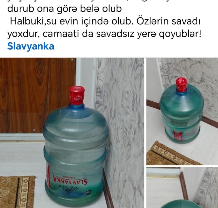 “Slavyanka”dan şikayət: Sudan qoxu gəlir,qabları təmizlənmir…-Fotofakt
