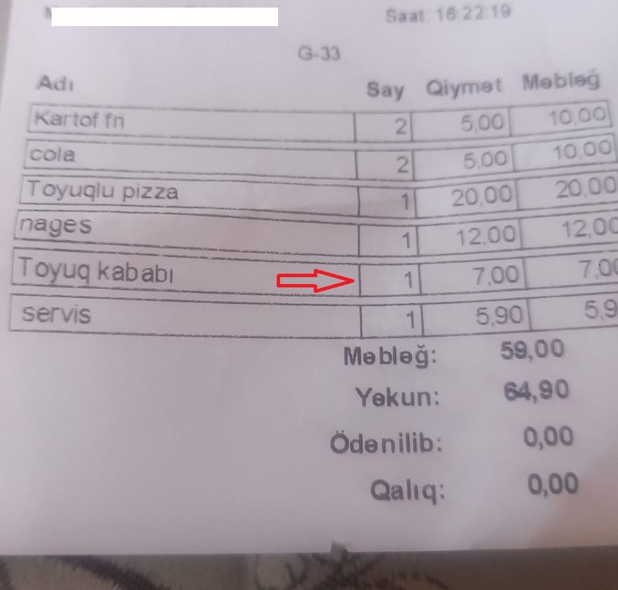 Qəbələdə “Köşəm” restoranında turistləri necə aldadırlar? -Fotofakt