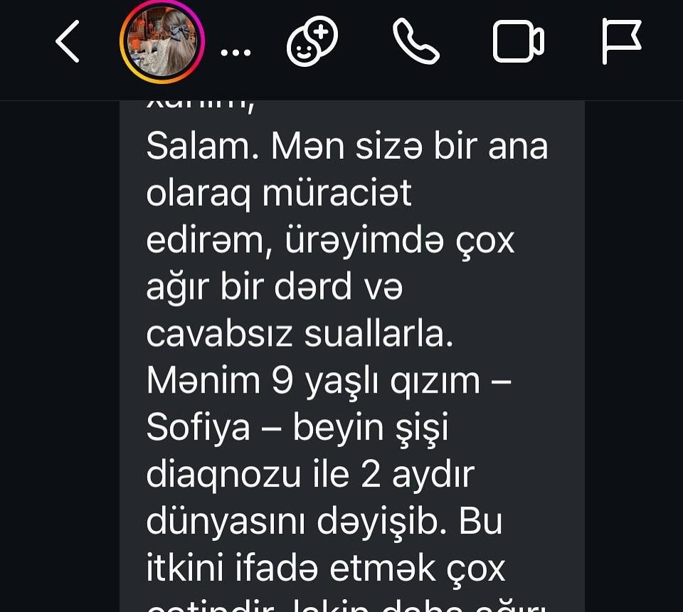 RDM-nin neyrocərrahı Tural Rəhimli 9 yaşlı xəstə uşağın ailəsindən 13 min manat niyə alıb?