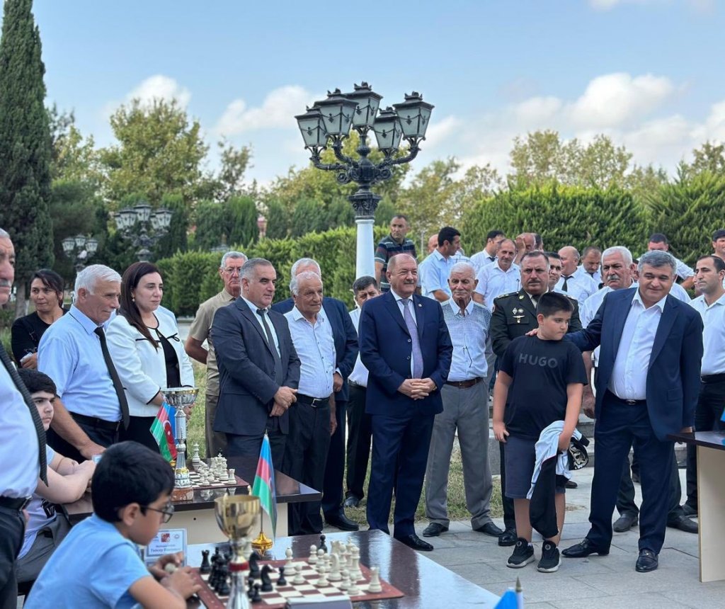 Beyləqanda şahmat üzrə beynəlxalq qrossmeystr Namiq Quliyevlə görüş keçirildi - FOTOLAR