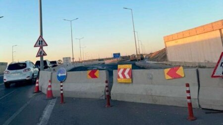 Saleh Məmmədovun Prezidentə "yüksək keyfiyyətli" dediyi yolun heç ili çıxmadı - yol təmirə bağlandı FOTO