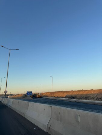 Saleh Məmmədovun Prezidentə "yüksək keyfiyyətli" dediyi yolun heç ili çıxmadı - yol təmirə bağlandı FOTO