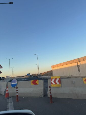 Saleh Məmmədovun Prezidentə "yüksək keyfiyyətli" dediyi yolun heç ili çıxmadı - yol təmirə bağlandı FOTO