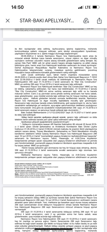 Nərimanov rayon icra başçısı Elgin Həbibullayev eyni ərazini iki şirkətə satıb?