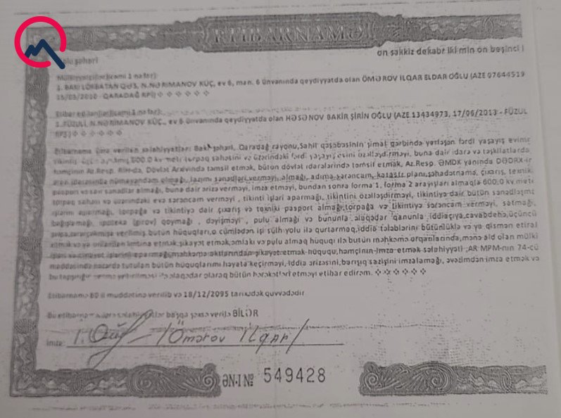 Süleyman Mikayılovun nümayəndəsi vətəndaşa saxta sənəd verib?