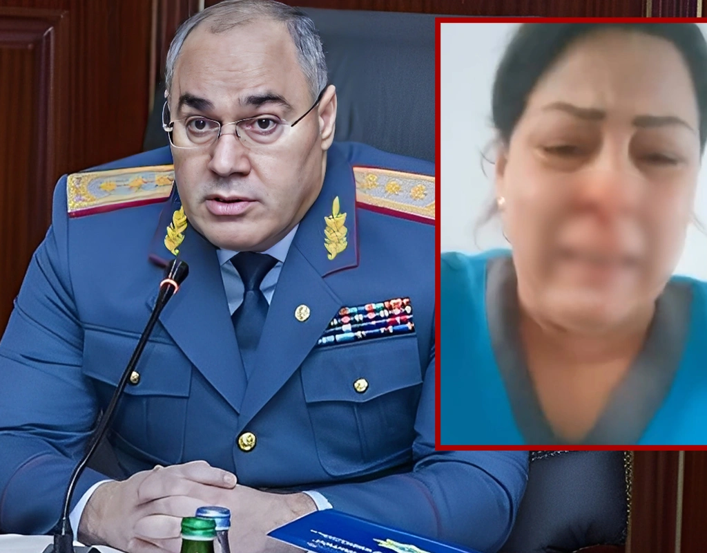 Səfər Mehdiyevin bacanağı olan Həsən Hüseynov qadın işçisini döy*b-Video