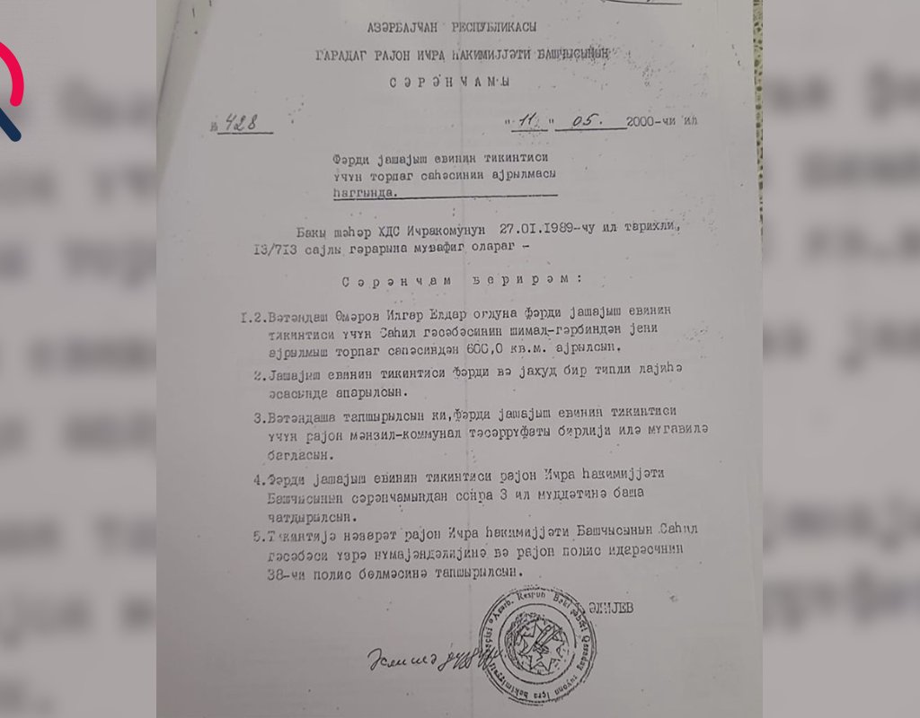 Süleyman Mikayılovun nümayəndəsi vətəndaşa saxta sənəd verib?