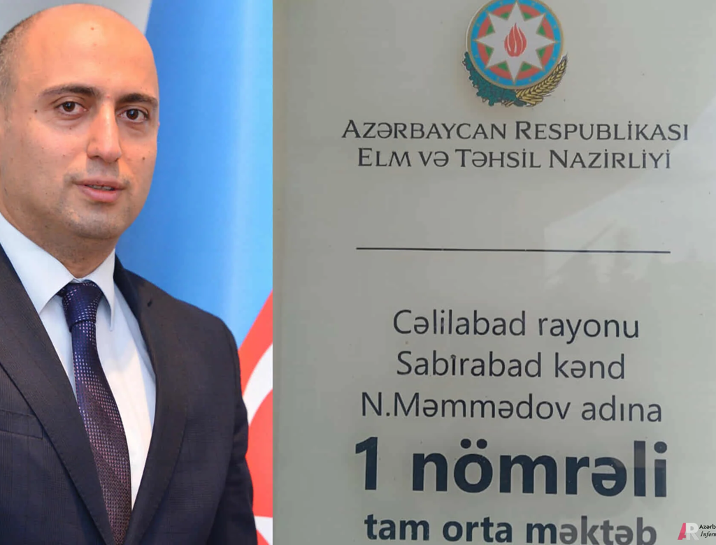 Cəlilabad rayonu Sabirabad kəndi 1 nömrəli tam orta məktəbdə ailə davası:direktorla müəllim qardaş şagirdlərin gözü qarşısında dalaşdı