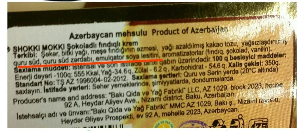 “Şokki-Mokki” şokolad yağı uşaqlara zərərdirmi?