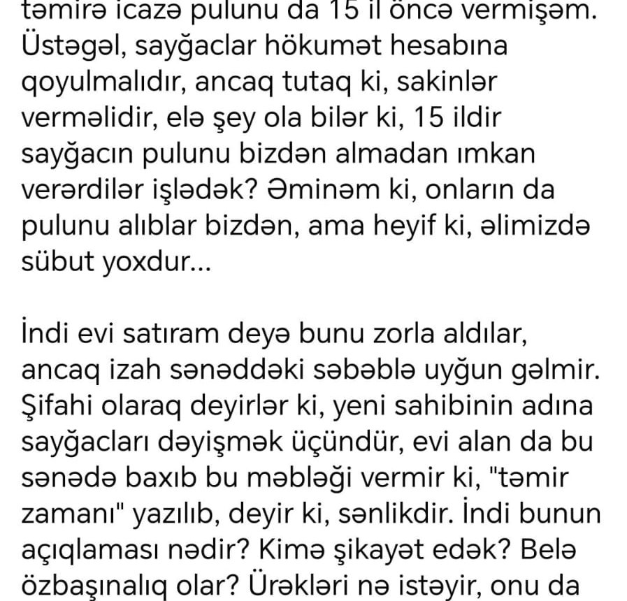 “Qurtuluş 93” MTK-dan özbaşınalıq… Evini satanlardan pul tələb edir – Fakt