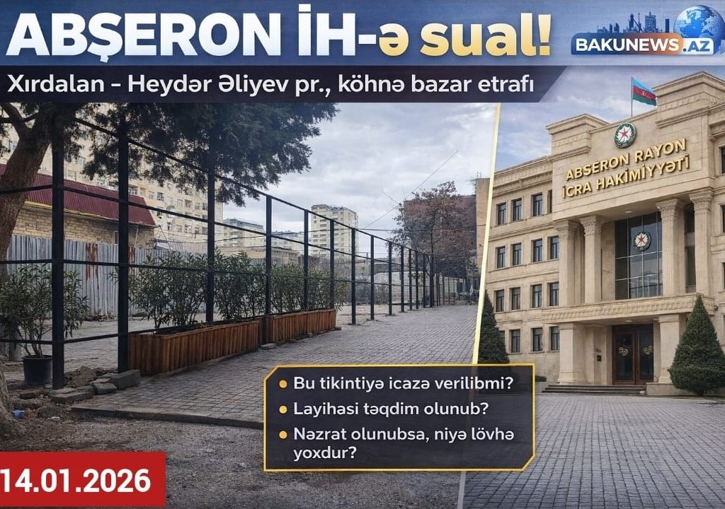 Xırdalanda köhnə bazar ətrafında obyekt inşası: icazə varmı, yoxsa növbəti qanunsuz tikinti? -VİDEO/FOTO