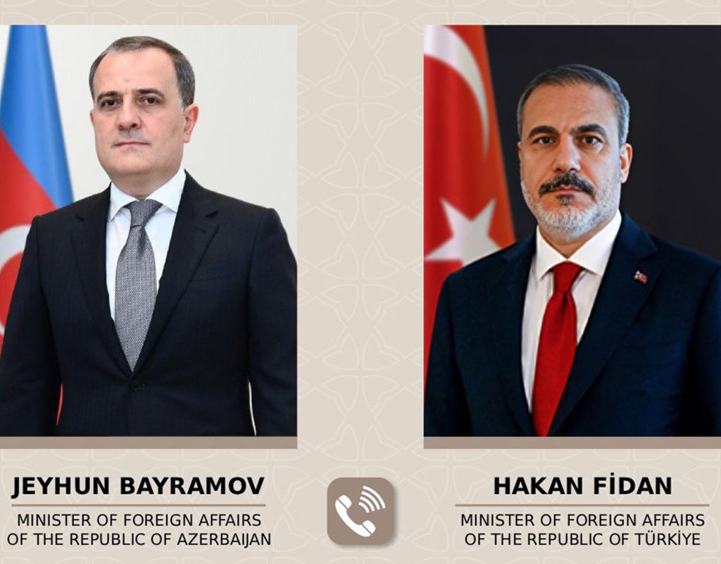 Ceyhun Bayramov Hakan Fidanla danışdı