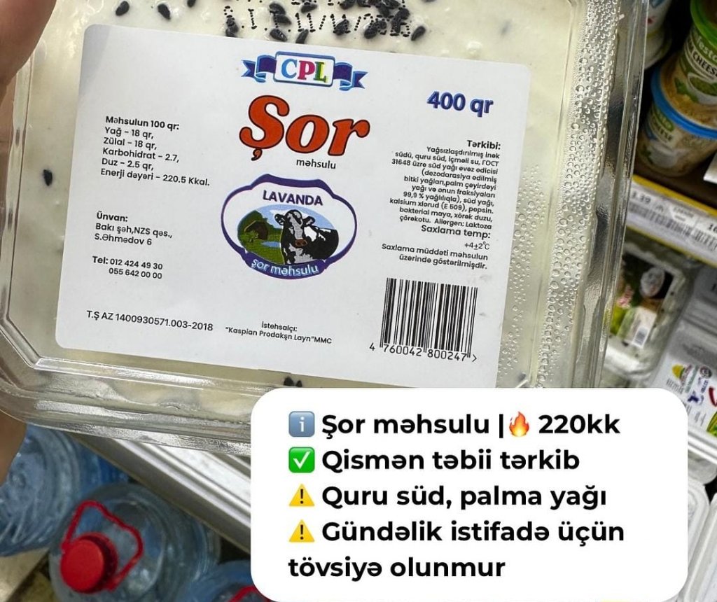 “Caspian Prodakşn Layn”ın şorları: Təbii adı altında kimyəvi tərkib