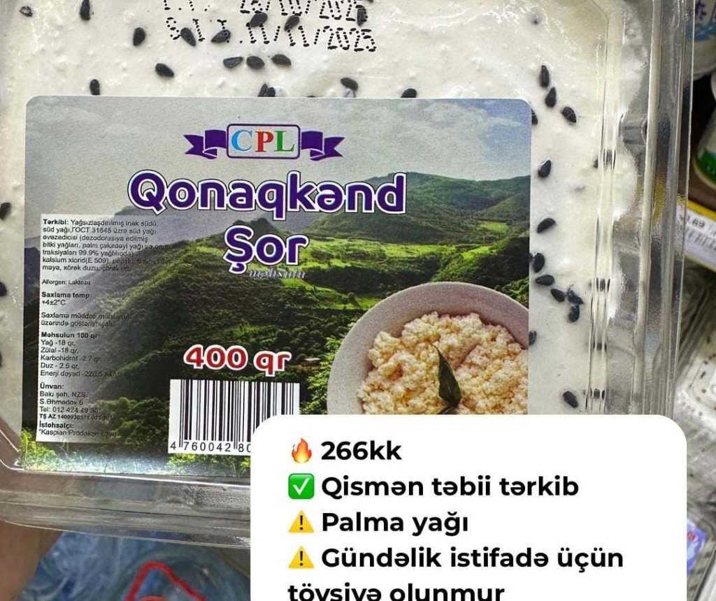 “Caspian Prodakşn Layn”ın şorları: Təbii adı altında kimyəvi tərkib