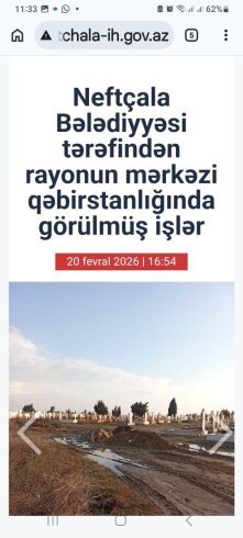 Neftçala icra haklimiyyəti bu görüntüləri "görülmüş işlər" kimi təqdim edir - FOTO