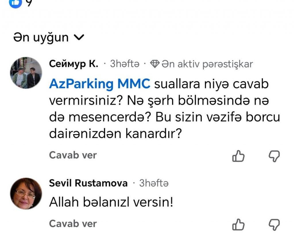 AYNA-nın “Azparking”i özünü doğrultmadı: Narazılıq artır – Foto