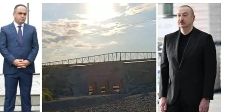 
Prezidentin açılışını etdiyi müəssisəyə aparan yol və körpü bir ilə darmadağın olub - VİDEO
