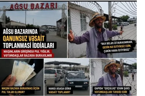 Ağsu bazarında QOÇULUQ EDƏN KİMDİR? - NARAZILIQ VAR...